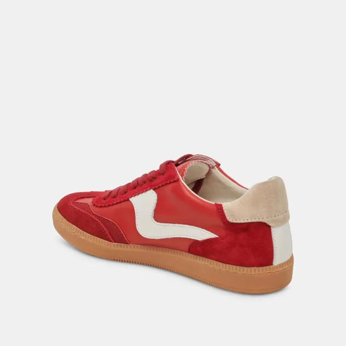 Dolce Vita Notice Sneakers Crimson Suede Women Sneakers