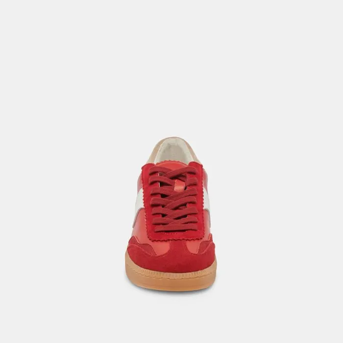 Dolce Vita Notice Sneakers Crimson Suede Women Sneakers