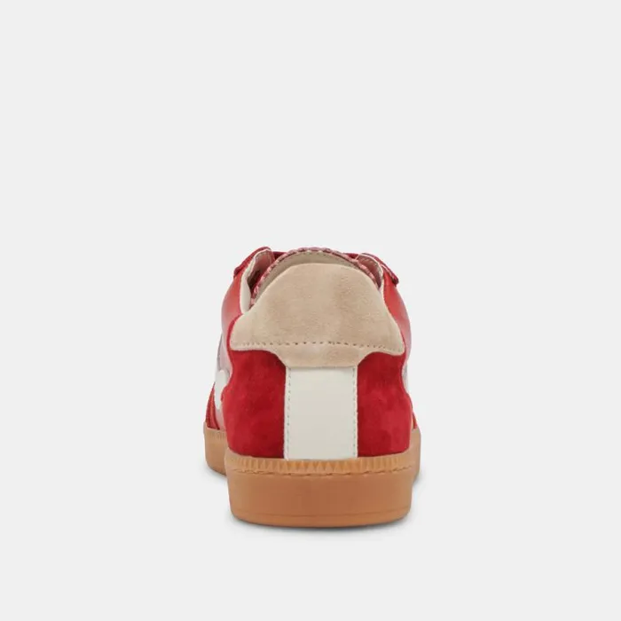 Dolce Vita Notice Sneakers Crimson Suede Women Sneakers