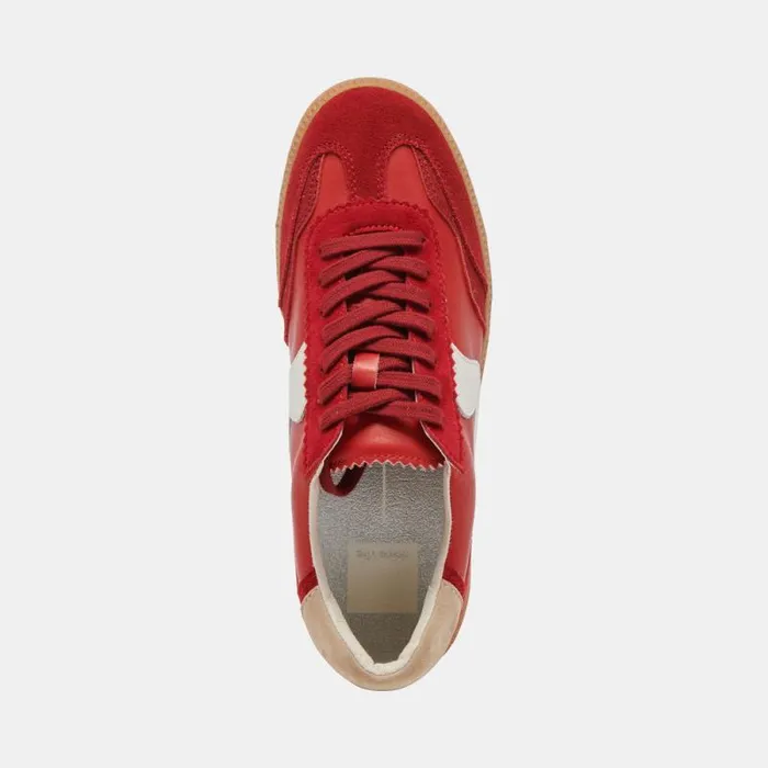 Dolce Vita Notice Sneakers Crimson Suede Women Sneakers