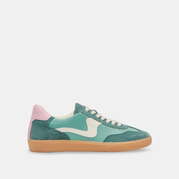 Dolce Vita Notice Sneakers Green Suede Women Sneakers