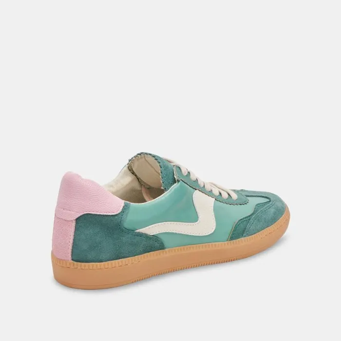Dolce Vita Notice Sneakers Green Suede Women Sneakers