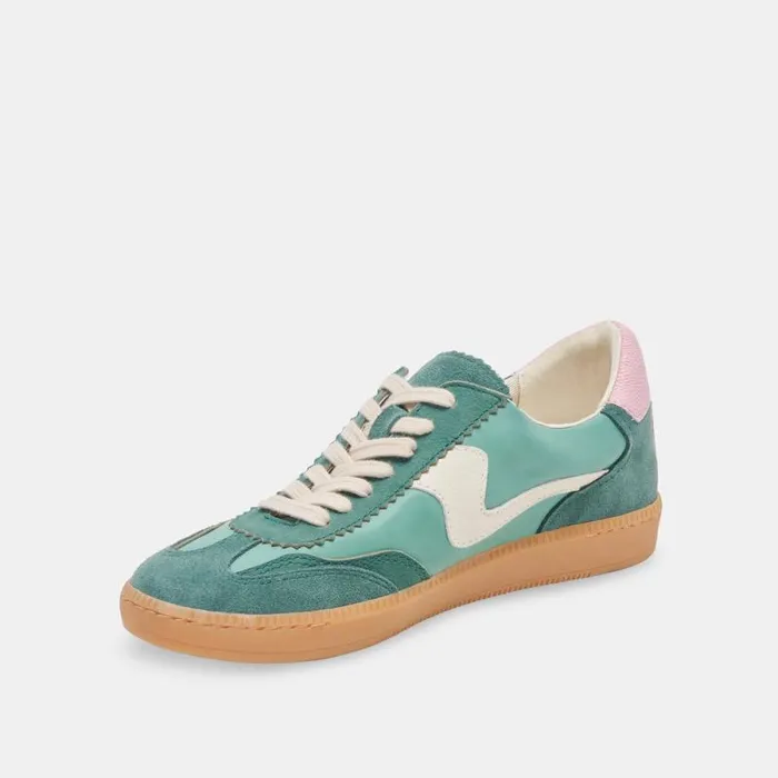 Dolce Vita Notice Sneakers Green Suede Women Sneakers
