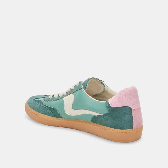 Dolce Vita Notice Sneakers Green Suede Women Sneakers