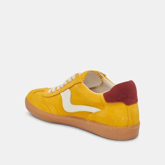 Dolce Vita Notice Sneakers Mustard Suede Women Sneakers