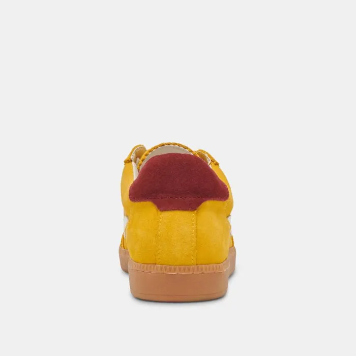 Dolce Vita Notice Sneakers Mustard Suede Women Sneakers