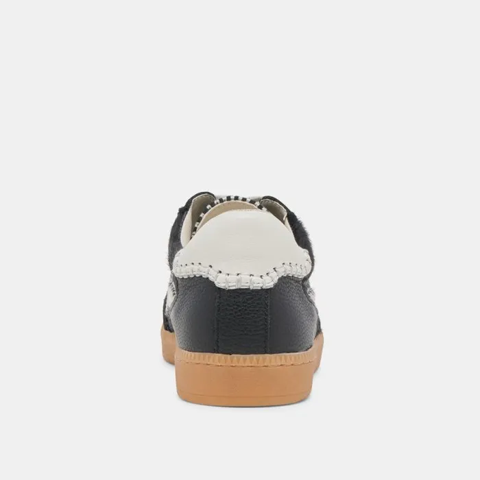 Dolce Vita Notice Stitch Sneakers Onyx Calf Hair Women Sneakers