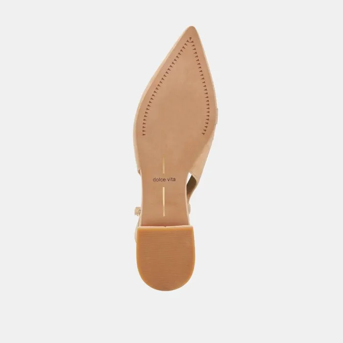 Dolce Vita Pamla Flats Tan Suede Women Flats and Loafers