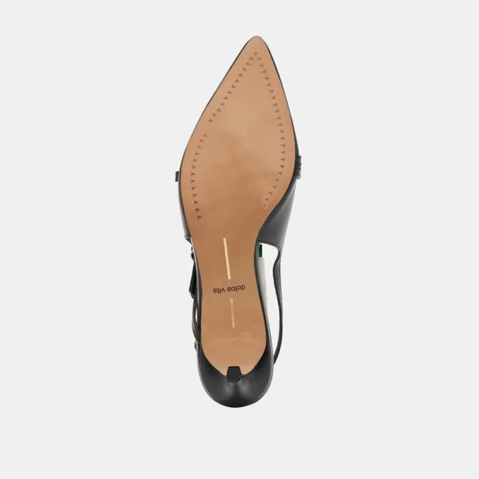 Dolce Vita Pamla Mid Heels Midnight Crinkle Patent Women Heels