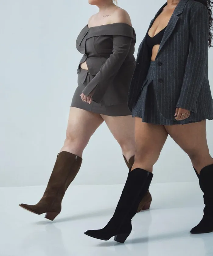 Dolce Vita Raj Wide Calf Boots Onyx Suede Women Boots and Booties