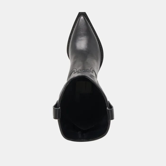 Dolce Vita Ryland Boots Black Leather Women Boots and Booties