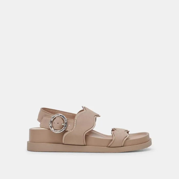 Dolce Vita Sindy Sandals Taupe Nubuck Women Sandals