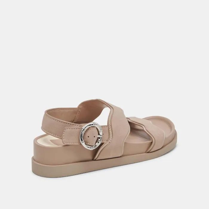 Dolce Vita Sindy Sandals Taupe Nubuck Women Sandals