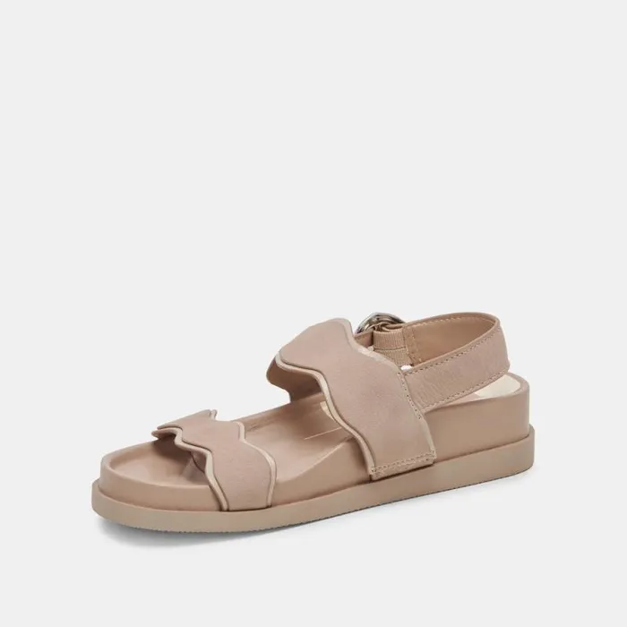 Dolce Vita Sindy Sandals Taupe Nubuck Women Sandals