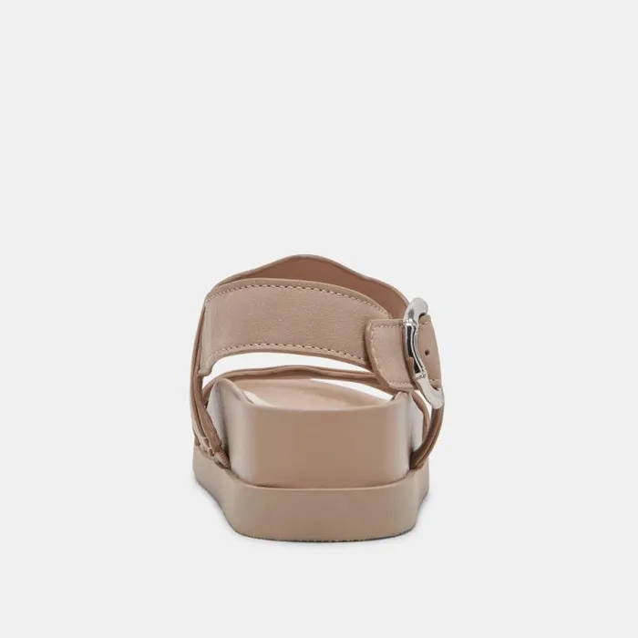 Dolce Vita Sindy Sandals Taupe Nubuck Women Sandals