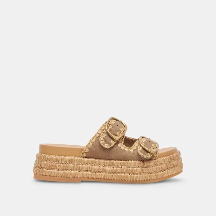 Dolce Vita Wanika Sandals Almond Nubuck Women Sandals