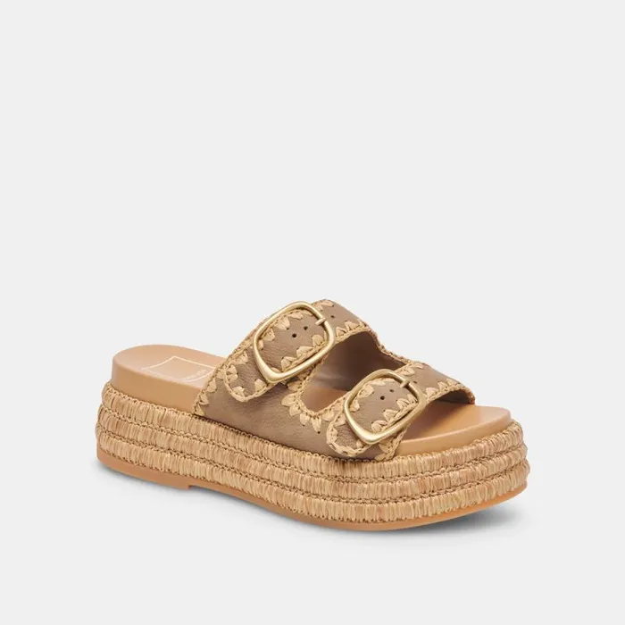 Dolce Vita Wanika Sandals Almond Nubuck Women Sandals