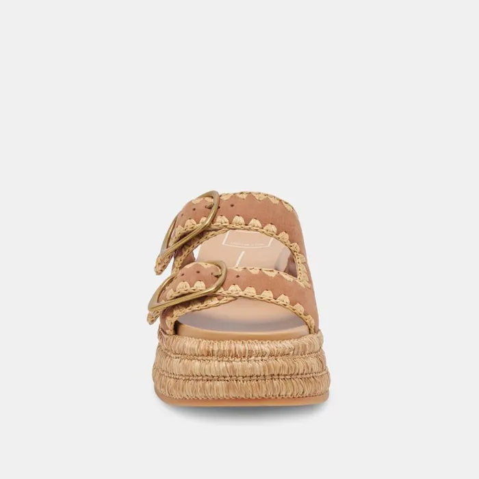 Dolce Vita Wanika Sandals Brown Nubuck Women Sandals