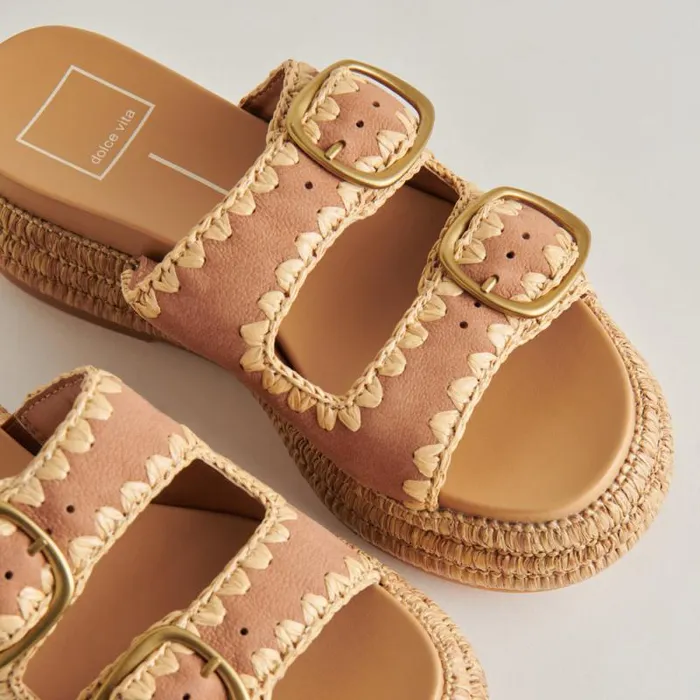 Dolce Vita Wanika Sandals Brown Nubuck Women Sandals