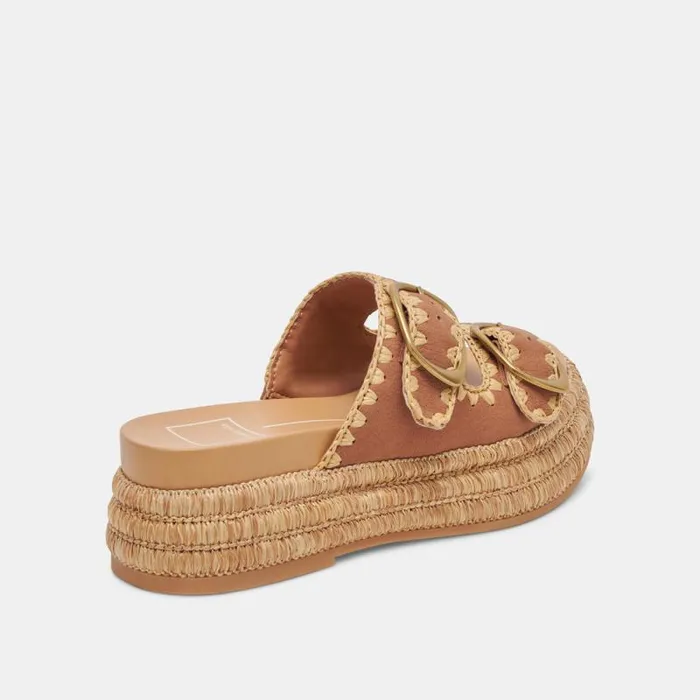 Dolce Vita Wanika Sandals Brown Nubuck Women Sandals