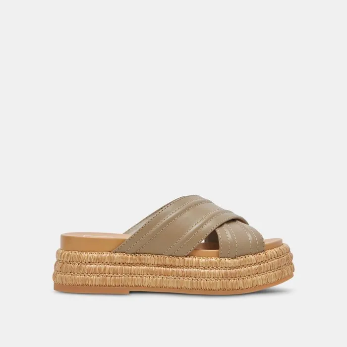 Dolce Vita Weslee Sandals Olive Leather Women Sandals