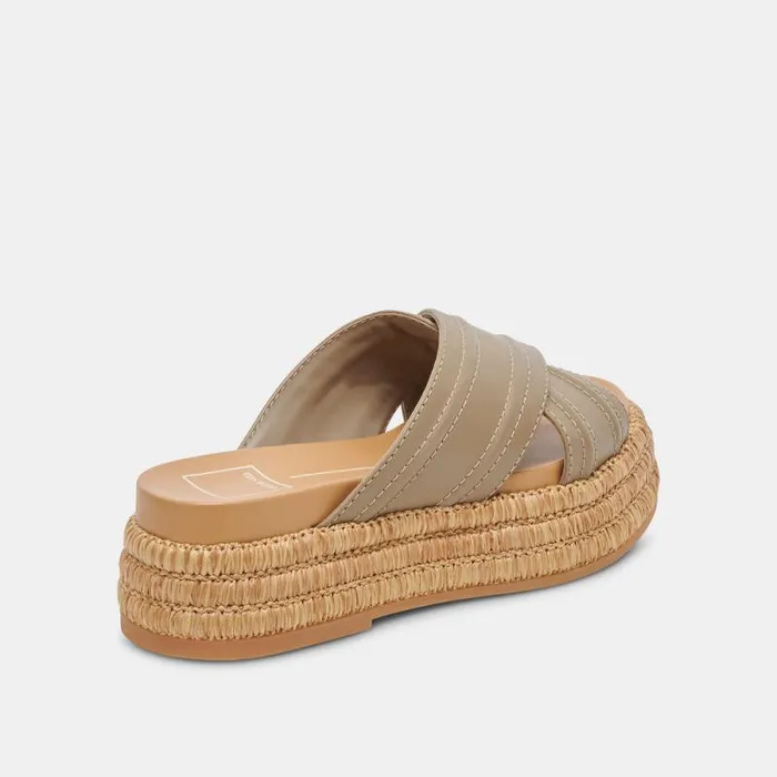 Dolce Vita Weslee Sandals Olive Leather Women Sandals