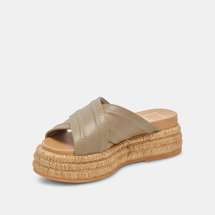 Dolce Vita Weslee Sandals Olive Leather Women Sandals