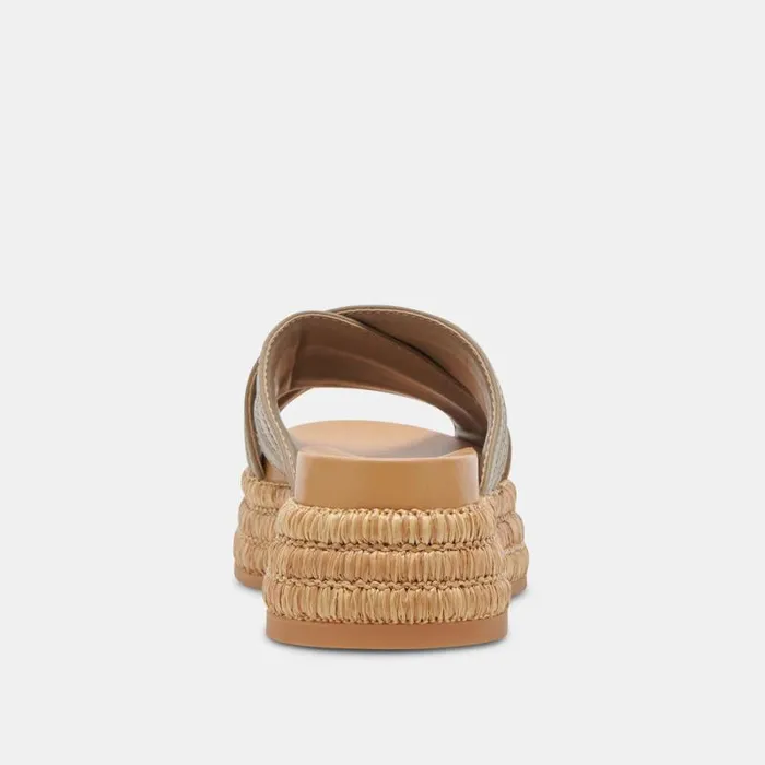 Dolce Vita Weslee Sandals Olive Leather Women Sandals