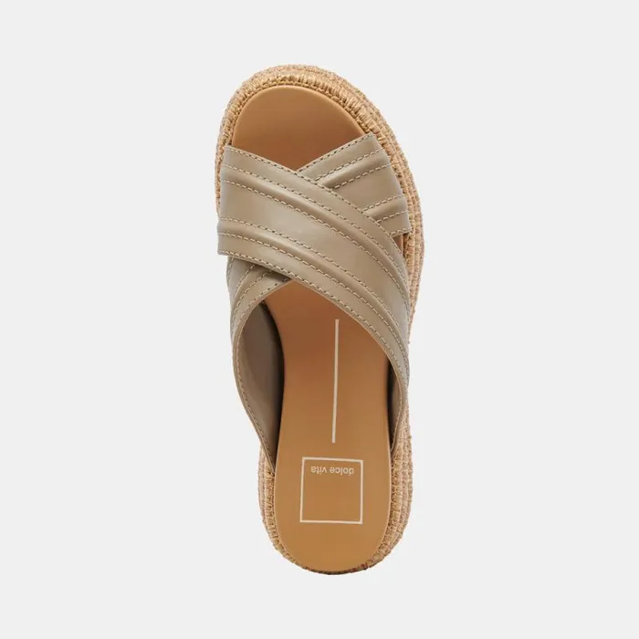Dolce Vita Weslee Sandals Olive Leather Women Sandals