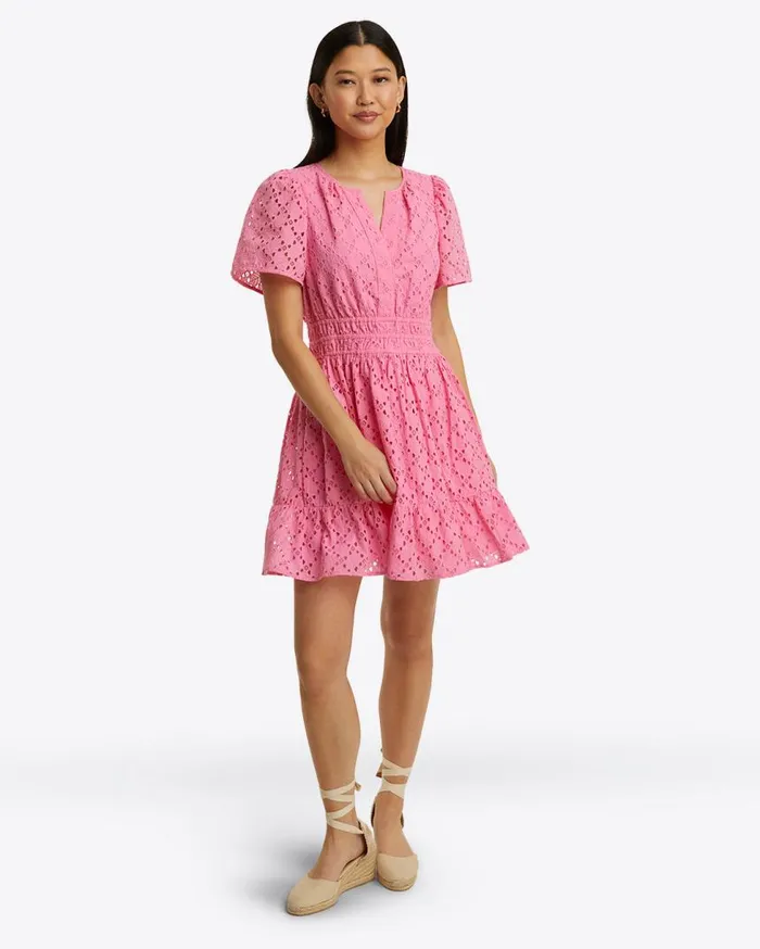 Draper James Dresses Women Wilson Mini Dress In Eyelet