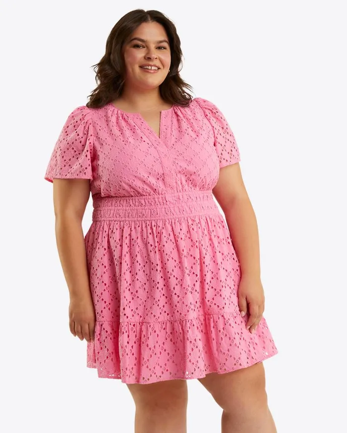 Draper James Dresses Women Wilson Mini Dress In Eyelet