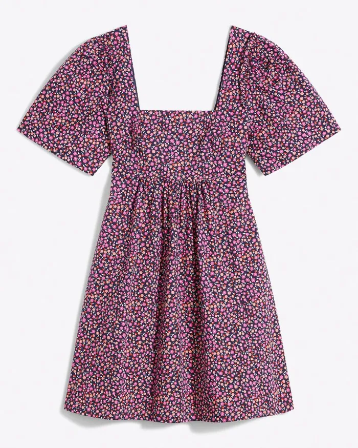 Draper James Extended Sizes Women Dottie Babydoll Dress In Ditsy Poppy