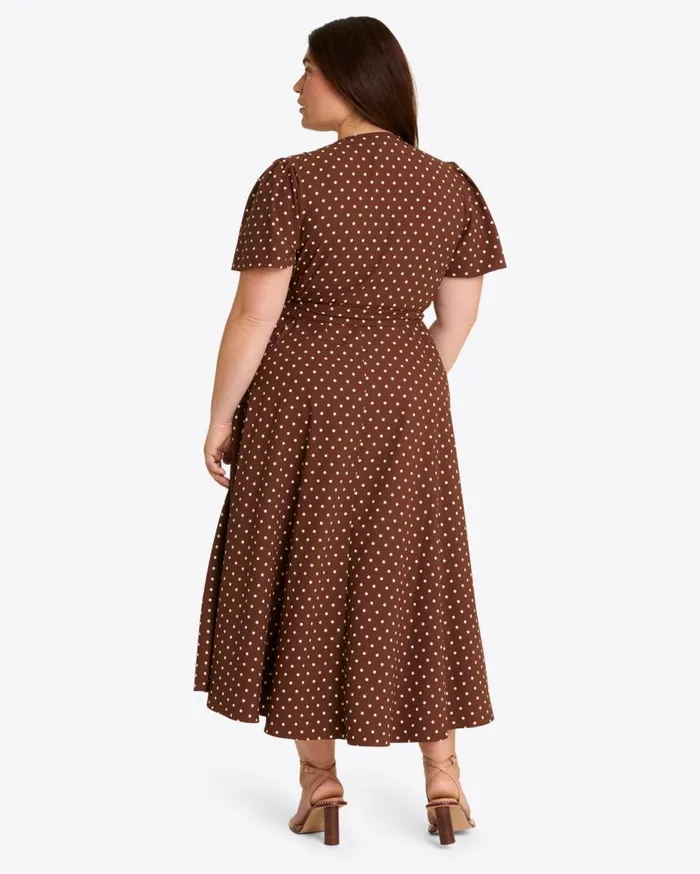 Draper James Extended Sizes Women Gigi Wrap Dress In Matte Satin