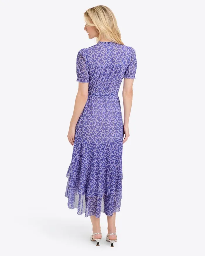 Draper James Extended Sizes Women Naomi Wrap Dress In Stretch Mesh