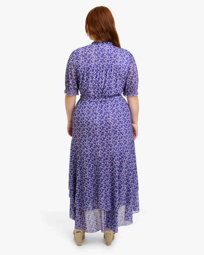 Draper James Extended Sizes Women Naomi Wrap Dress In Stretch Mesh
