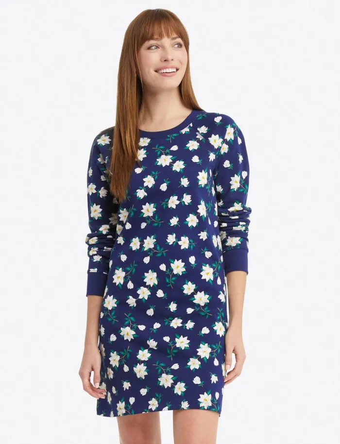 Draper James Extended Sizes Women Natalie Sweatshirt Dress In Magnolia