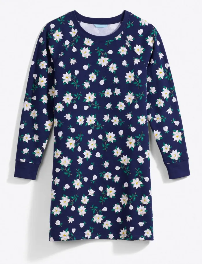 Draper James Extended Sizes Women Natalie Sweatshirt Dress In Magnolia