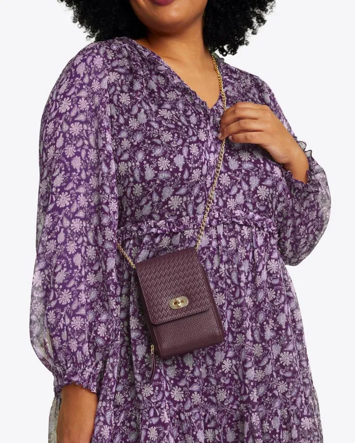 Draper James Handbags Women Phone Crossbody In Plum