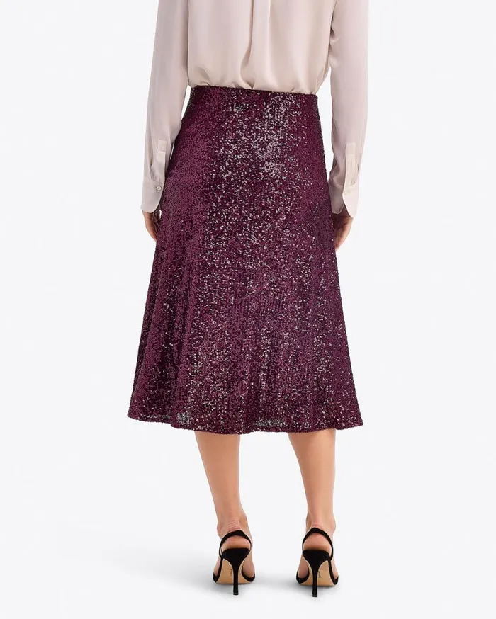 Draper James Hats and Hair Women Midi Skirt In Sequins