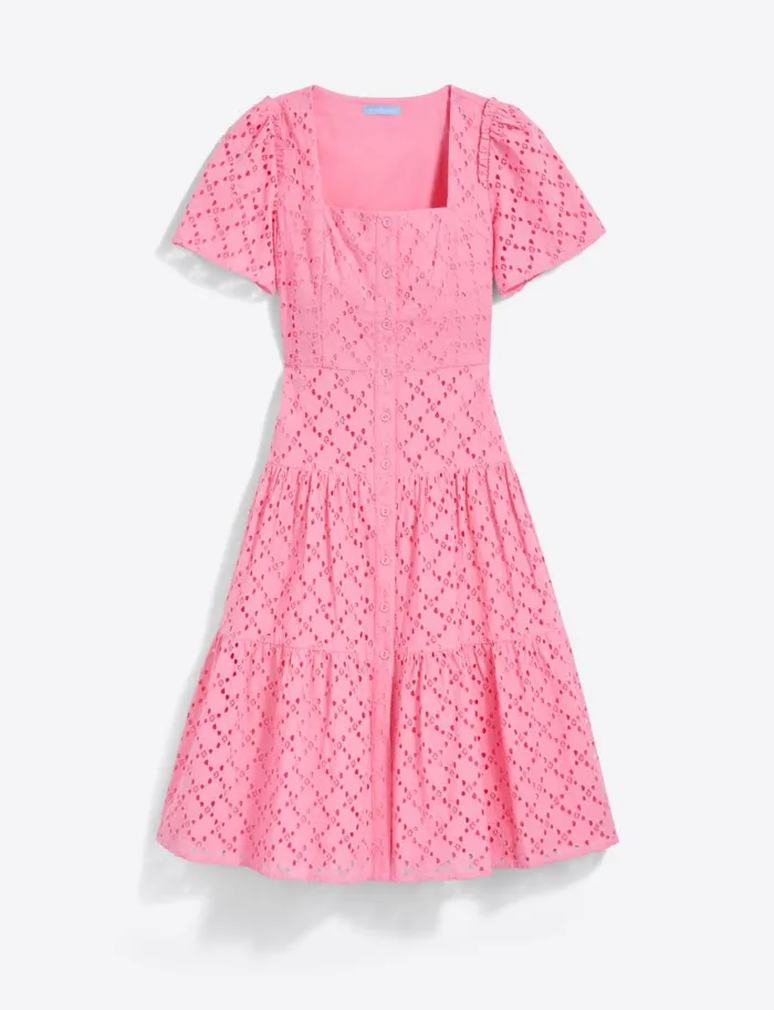Draper James Midi and Maxi Women Caitlyn Midi Dress In Eyelet