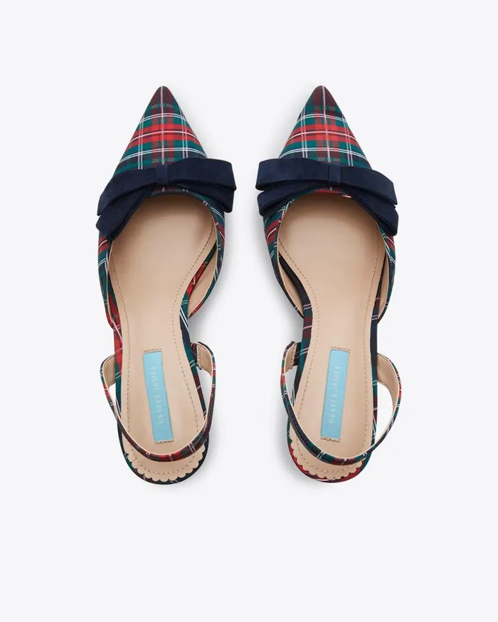 Draper James Sport Women Tess Slingback In Georgia Plaid