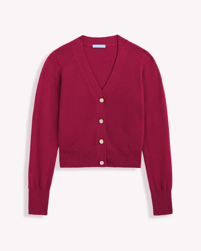 Draper James Tops Women Cashmere VNeck Cardigan