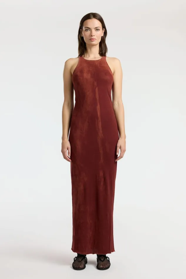 Dresses Skirts Women COTTON CITIZEN Marbella Maxi Dress Vintage Red Wine