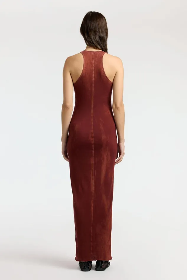Dresses Skirts Women COTTON CITIZEN Marbella Maxi Dress Vintage Red Wine