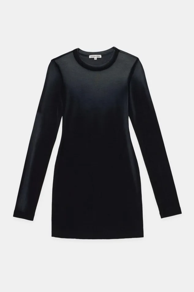 Dresses Skirts Women COTTON CITIZEN Verona Crewneck Mini Dress Black Cast Dresses Skirts Women COTTON CITIZEN Verona Crewneck Mini Dress Black Cast