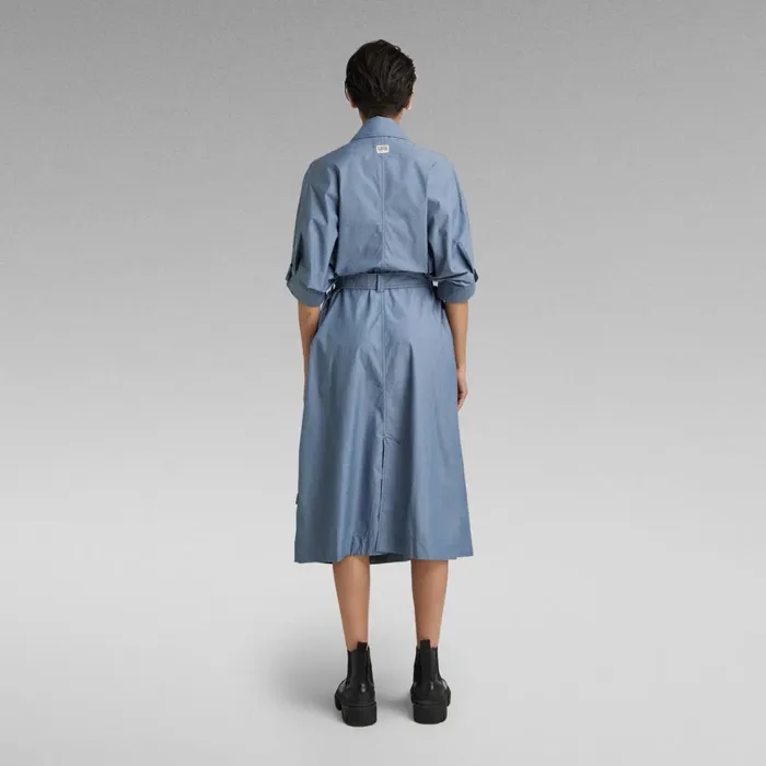 Dresses Women GStar RAW High Trench Dress Light Cloud