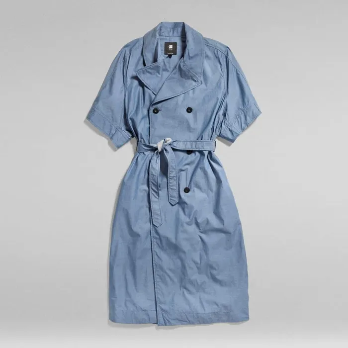 Dresses Women GStar RAW High Trench Dress Light Cloud