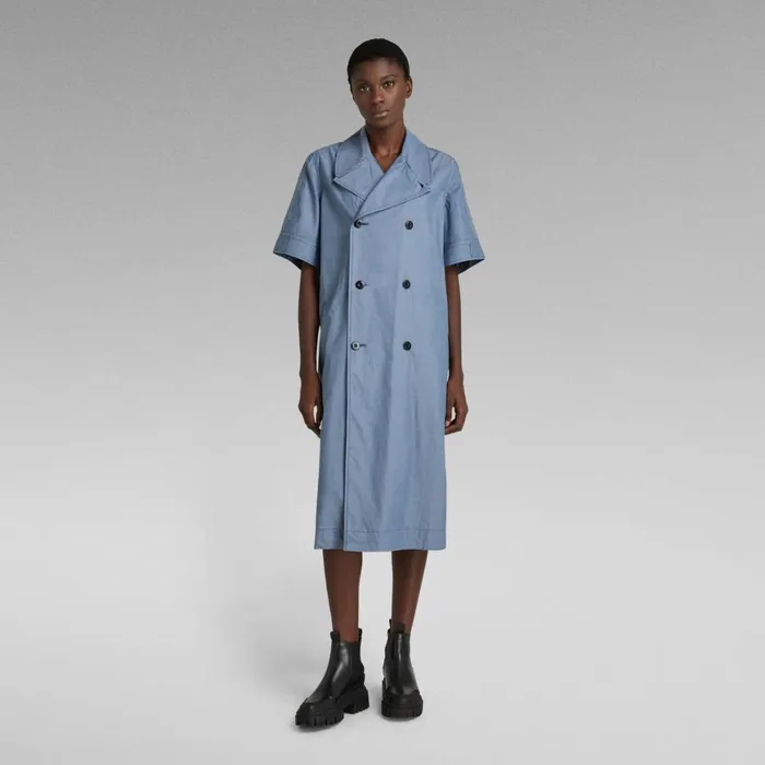 Dresses Women GStar RAW High Trench Dress Light Cloud