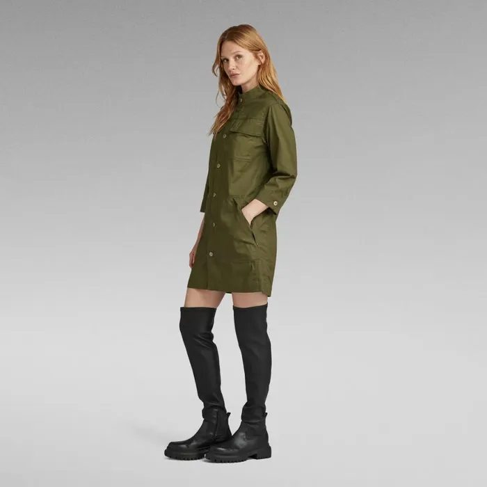 Dresses Women GStar RAW Shirt Dress Shadow Olive