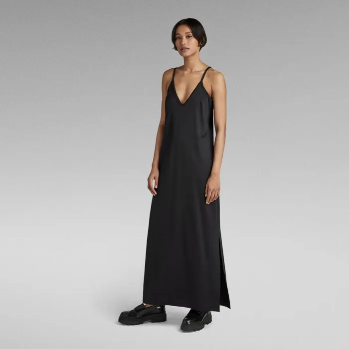 Dresses Women GStar RAW Slip Dress Loose Caviar